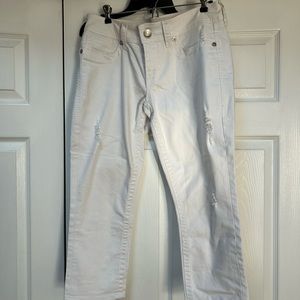 Seven White Capris Size 10 Denim material